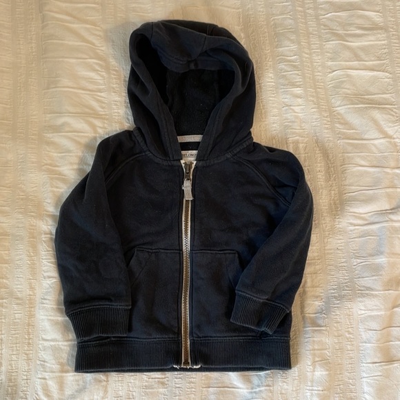 Boys 18M bundle, jeans, short sleeved button shirt, black zip front hoodie - Picture 2 of 8